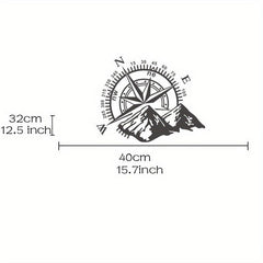Compass Car Stickers Vinyl Water Proof Decals Off road