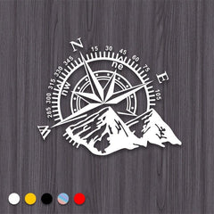Compass Car Stickers Vinyl Water Proof Decals Off road