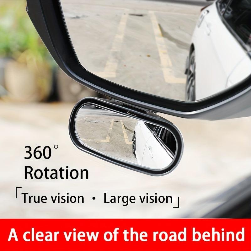 Enhance Your Drive with 360 Rotating Blind Spot Mirror