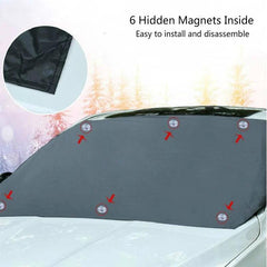 Universal Magnetic Car Windshield Cover - Sun, Snow, Water Protection