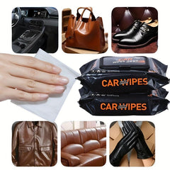 Faux Leather Cleaning Wipes Pack - Vinyl & Faux Leather