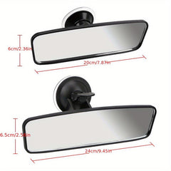 360 Rotation Suction Cup Interior Rear View Mirror