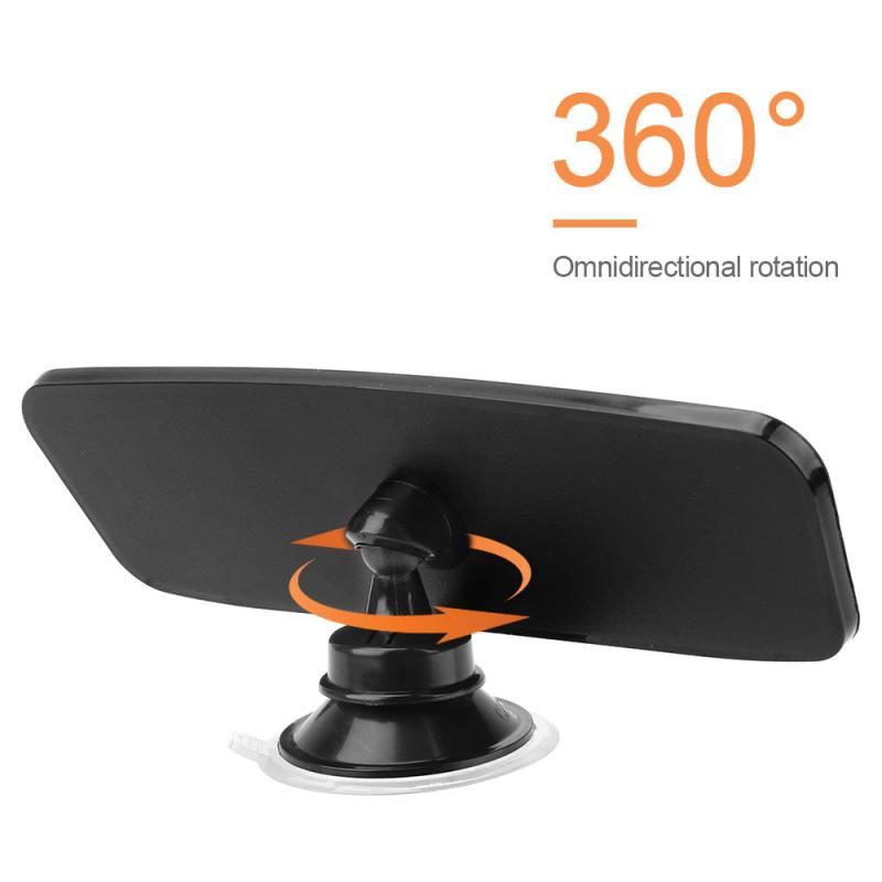 360 Rotation Suction Cup Interior Rear View Mirror