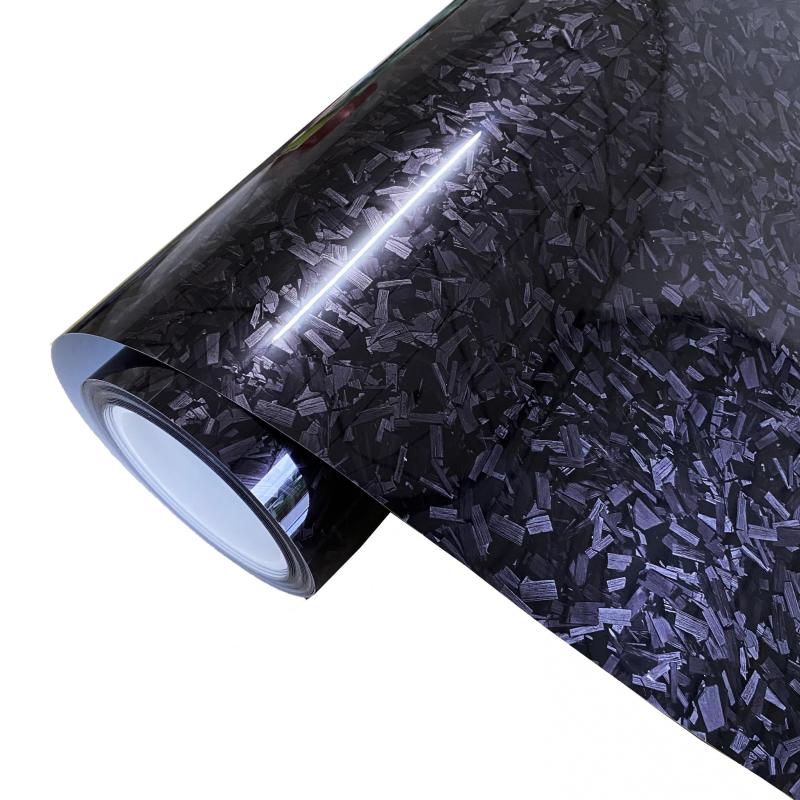 Carbon Vinyl Film Glossy PET Liner Self Adhesive Car Sticker Decal