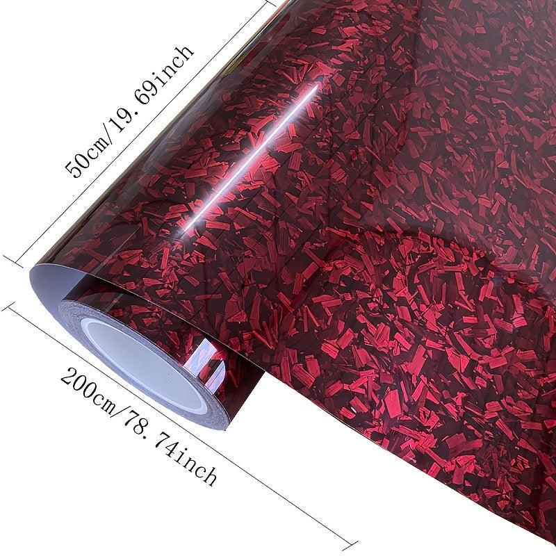 Carbon Vinyl Film Glossy PET Liner Self Adhesive Car Sticker Decal