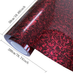 Carbon Vinyl Film Glossy PET Liner Self Adhesive Car Sticker Decal
