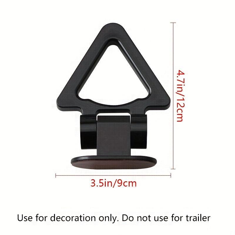 Triangle Car Tow Hook Auto Trailer Hook Decor Bumper Sticker Universal