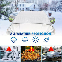 Car Windshield Snow Cover 4 Layer Protection UV Frost Wiper Mirror Protector