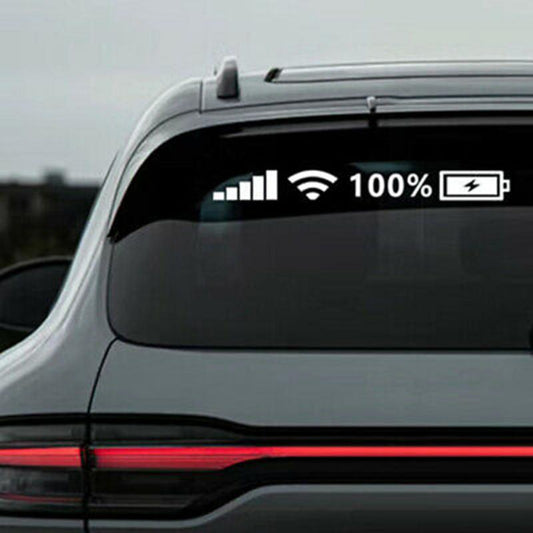 Colorful Reflective Wifi Level Stickers for Cars