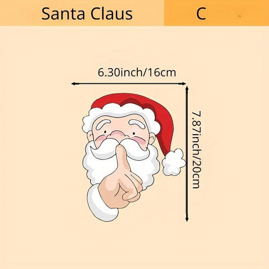 Christmas Festive Santa Claus Car Sticker