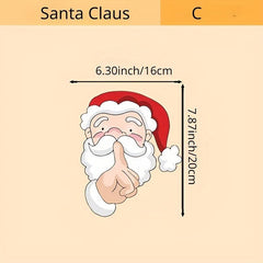 Christmas Festive Santa Claus Car Sticker