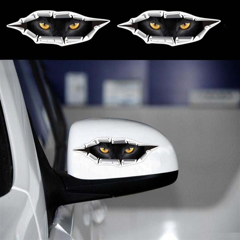 Cat Eye Waterproof Car Sticker Monster Eyes Styling Auto Accessories