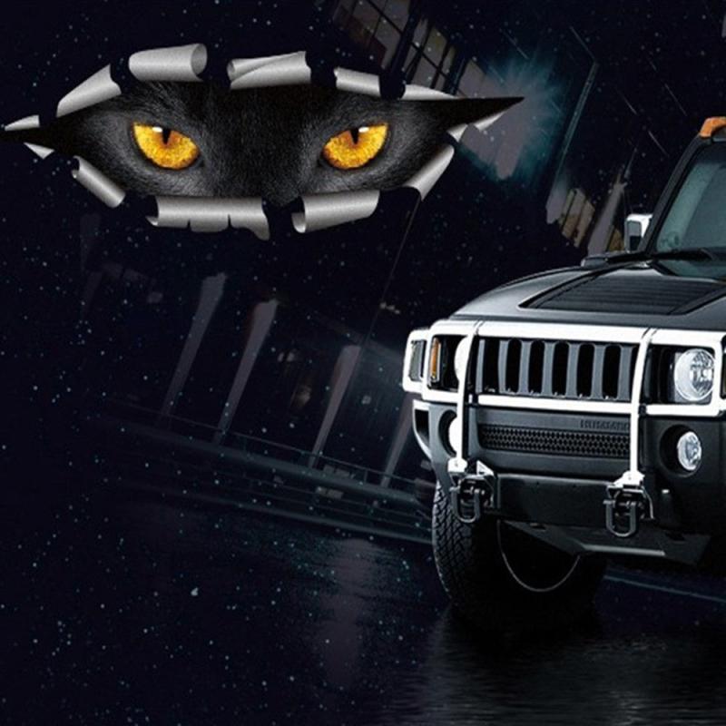Cat Eye Waterproof Car Sticker Monster Eyes Styling Auto Accessories