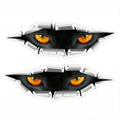 Cat Eye Waterproof Car Sticker Monster Eyes Styling Auto Accessories
