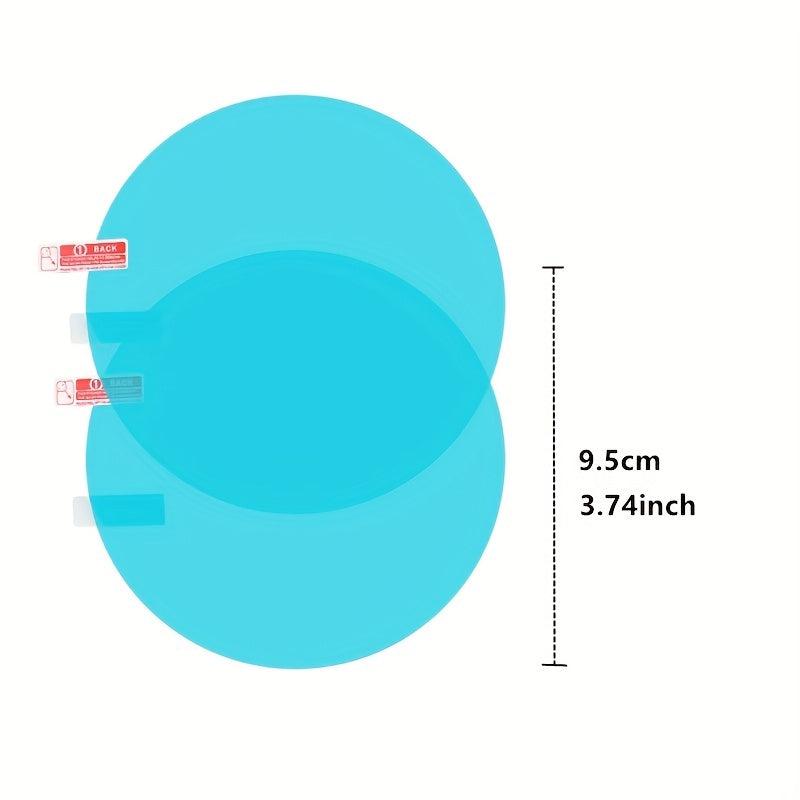 2 Pcs Car Rearview Mirror Rainproof Anti-Fog Protective Film