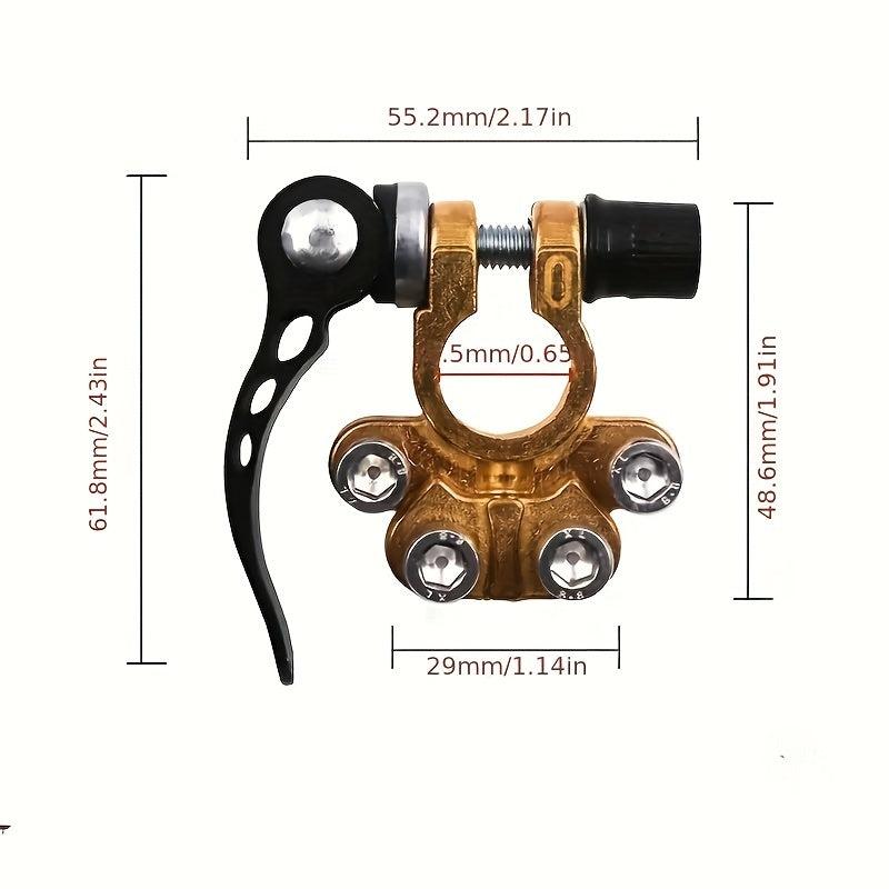 2pcs Car Stake Head Clips Thickened Car Terminal Clips