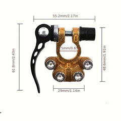2pcs Car Stake Head Clips Thickened Car Terminal Clips