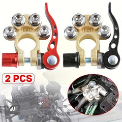 2pcs Car Stake Head Clips Thickened Car Terminal Clips