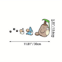Personalized Anime Car Stickers Creative Funny Dinosaur Scratch Glass Decoration