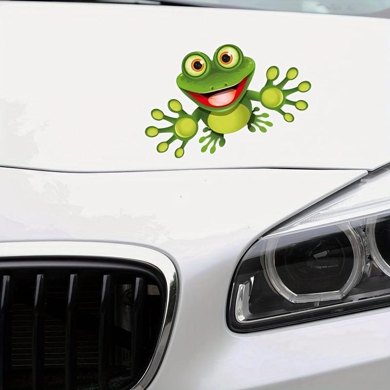 Funny Frog Car Sticker Decal For Vehicle Window Wall Cup Laptop