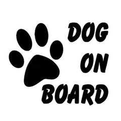Reflective Pet Dog On Board Car Decal