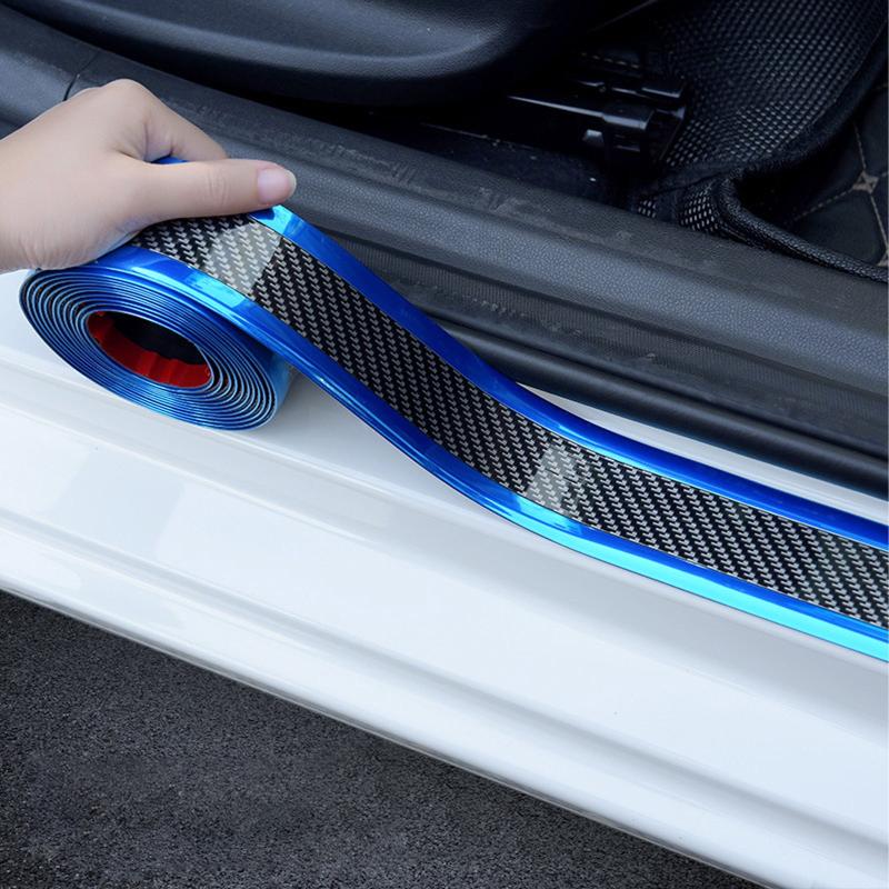 Stylish Threshold Bumper Sticker for Car Door Protection