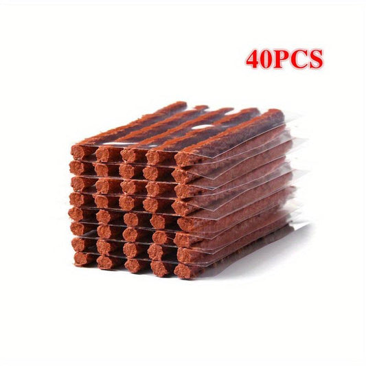 40pcs Car Tire Repair Strips motorcycle Tubeless Tyre Puncture Plug Seal Tape