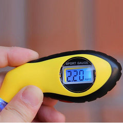 Digital Tyre Pressure Meter LCD Display Portable Gauge Car Motorcycle