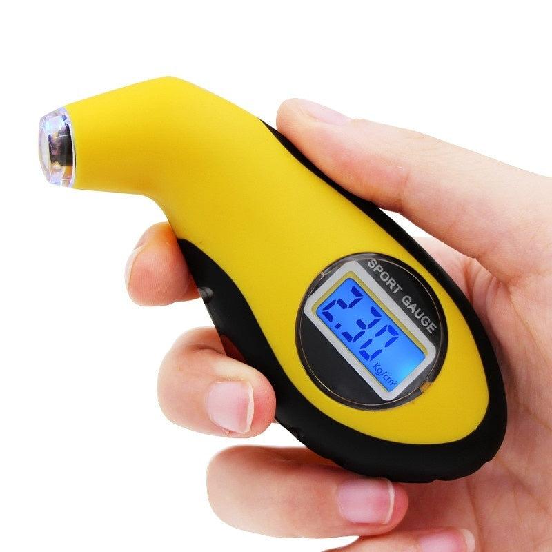 Digital Tyre Pressure Meter LCD Display Portable Gauge Car Motorcycle