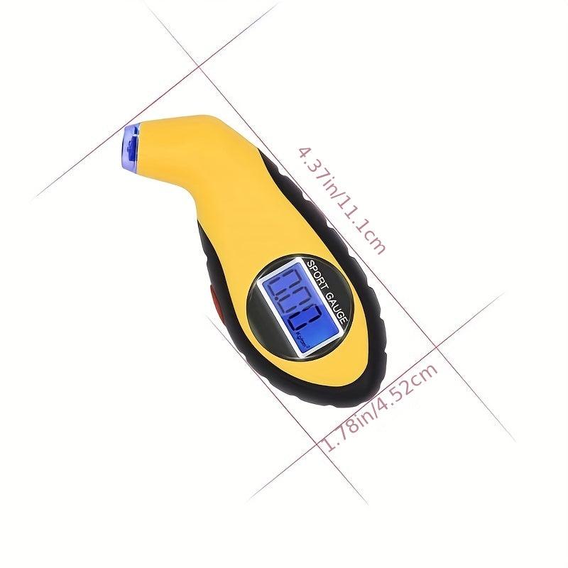 Digital Tyre Pressure Meter LCD Display Portable Gauge Car Motorcycle