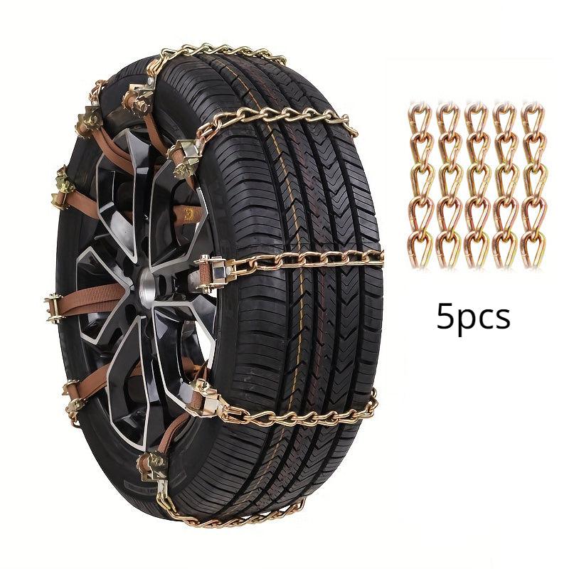Adjustable Anti Slip Chains for Off-road Vehicles