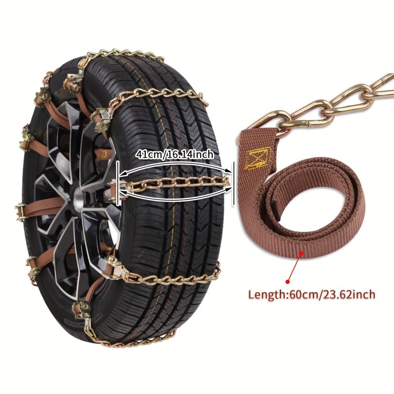 Adjustable Anti Slip Chains for Off-road Vehicles