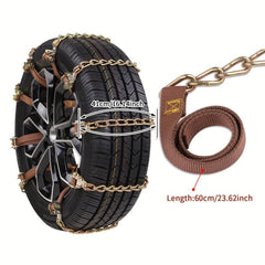 Adjustable Anti Slip Chains for Off-road Vehicles