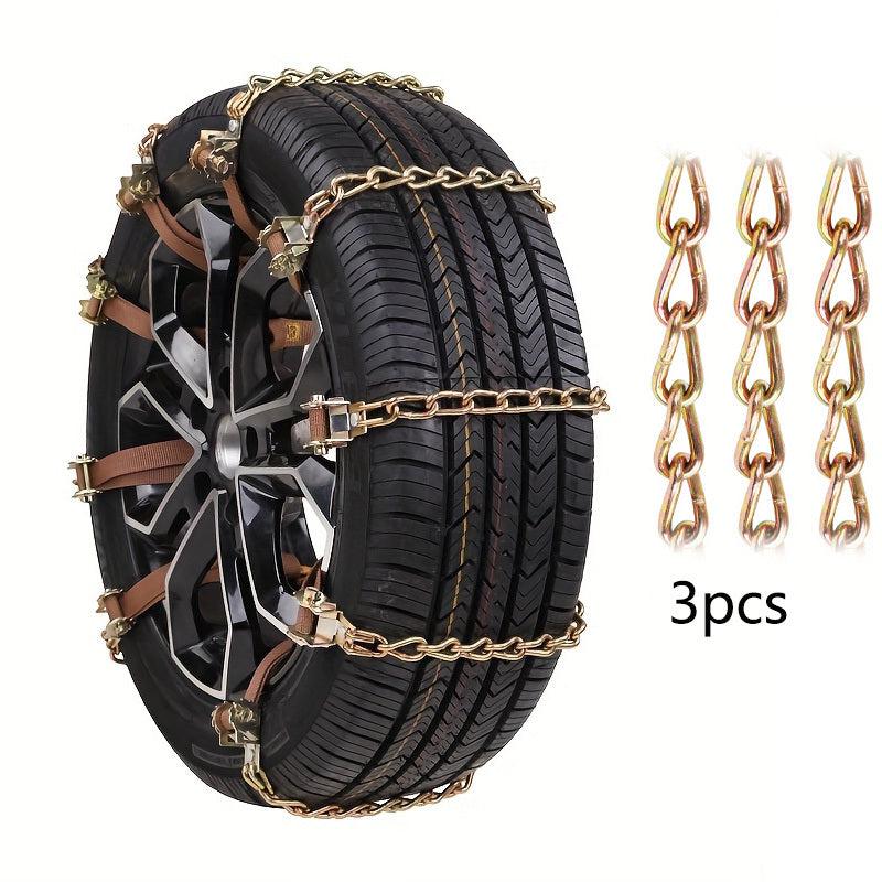 Adjustable Anti Slip Chains for Off-road Vehicles