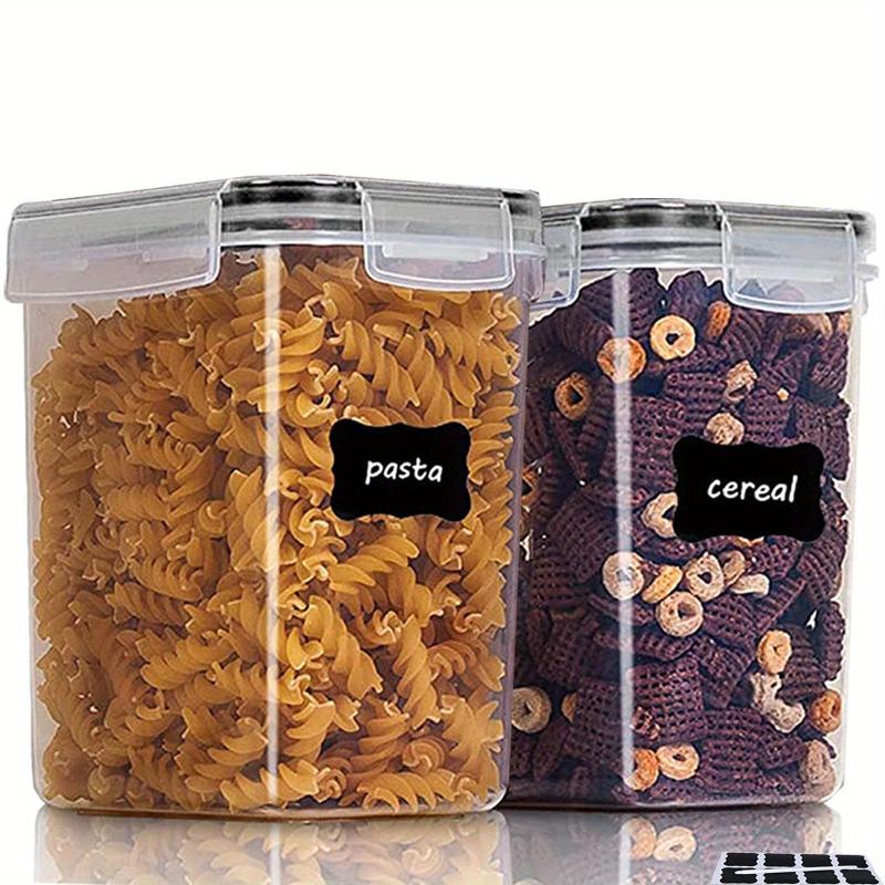 6pcs Cereal Storage Container Set - BPA Plastic Airtight Food Storage