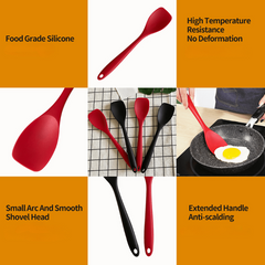 Non Stick Silicone Spatula Spoon, Heat Resistant Kitchen Tool