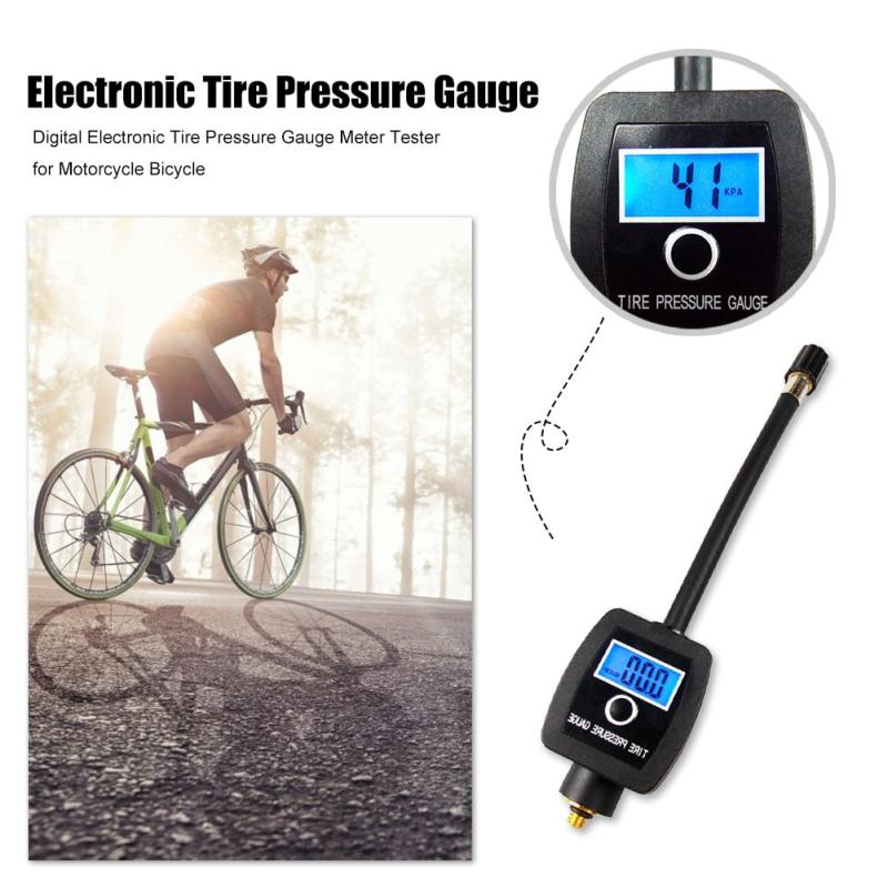 Mini Digital Tire Pressure Gauge for Motorcycle and Bicycle