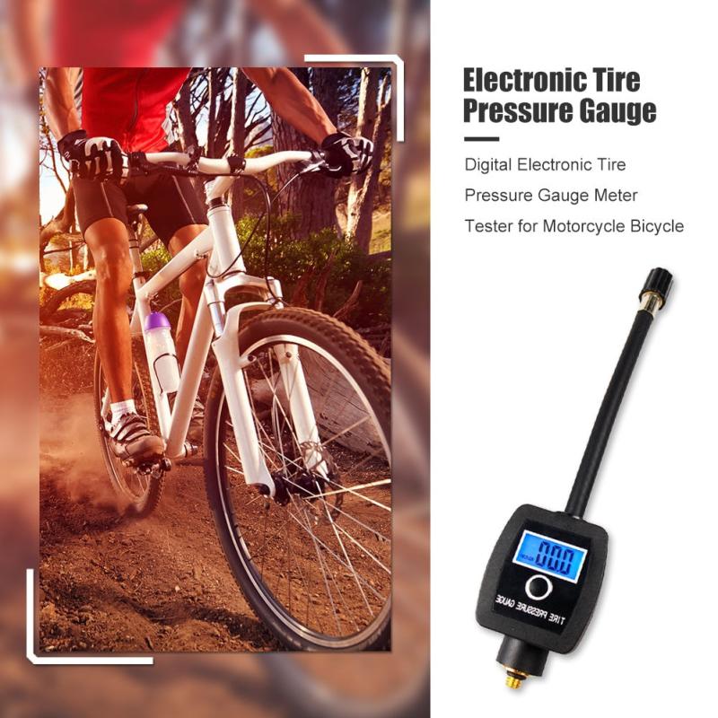 Mini Digital Tire Pressure Gauge for Motorcycle and Bicycle