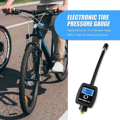 Mini Digital Tire Pressure Gauge for Motorcycle and Bicycle