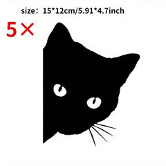 Car Cat Peeking Vinyl Decal Sticker for Vehicle Car Truck Window Bumper