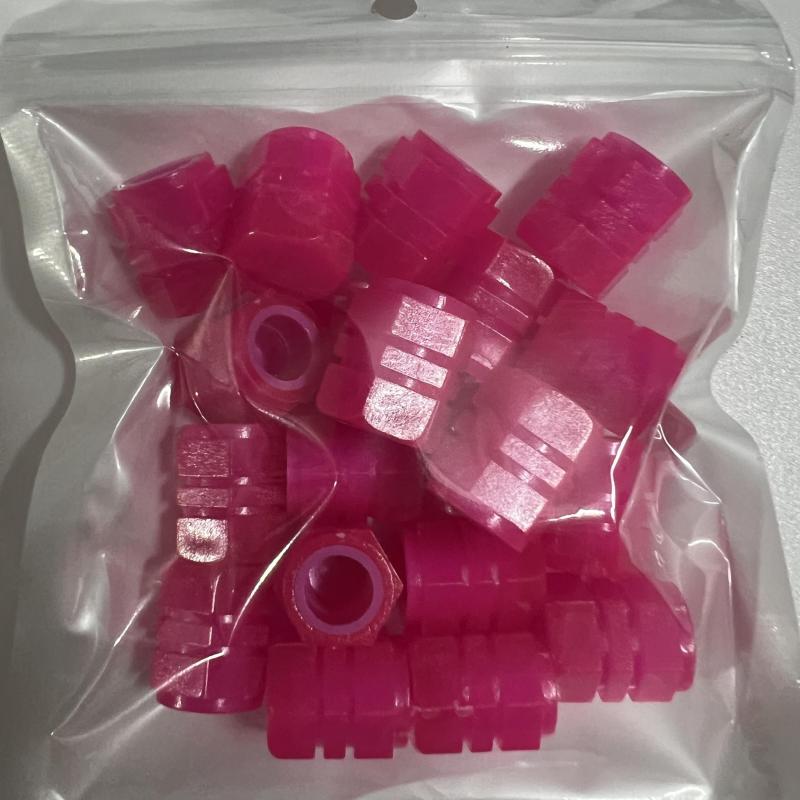 20Pcs Mini Luminous Tire Valve Caps Motorcycle Glowing Valve Cover Wheel Hub