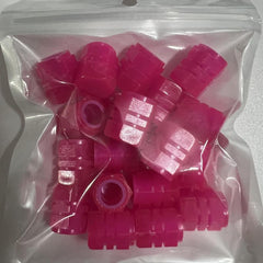 20Pcs Mini Luminous Tire Valve Caps Motorcycle Glowing Valve Cover Wheel Hub