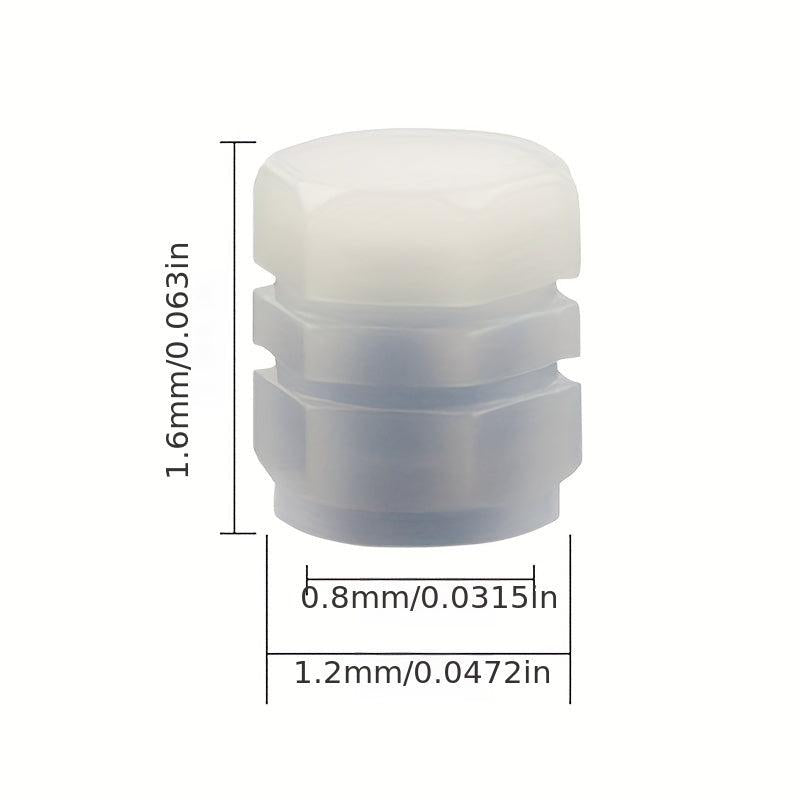 20Pcs Mini Luminous Tire Valve Caps Motorcycle Glowing Valve Cover Wheel Hub