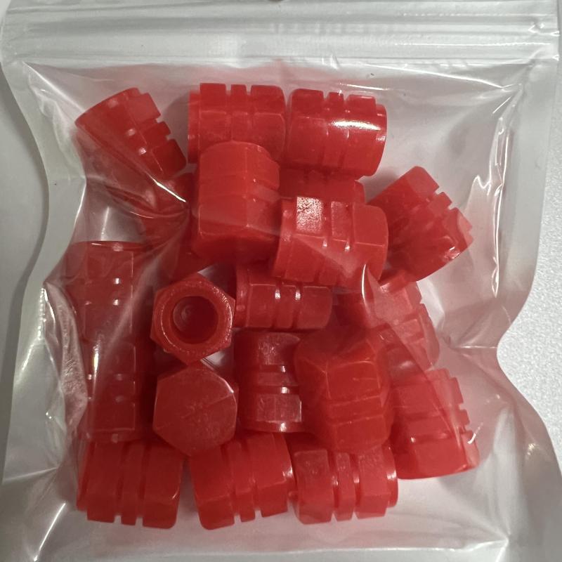 20Pcs Mini Luminous Tire Valve Caps Motorcycle Glowing Valve Cover Wheel Hub