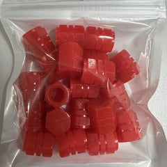 20Pcs Mini Luminous Tire Valve Caps Motorcycle Glowing Valve Cover Wheel Hub