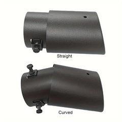 Car Oval Rear Exhaust Aluminum Alloy Exhaust Tailpipe Tip