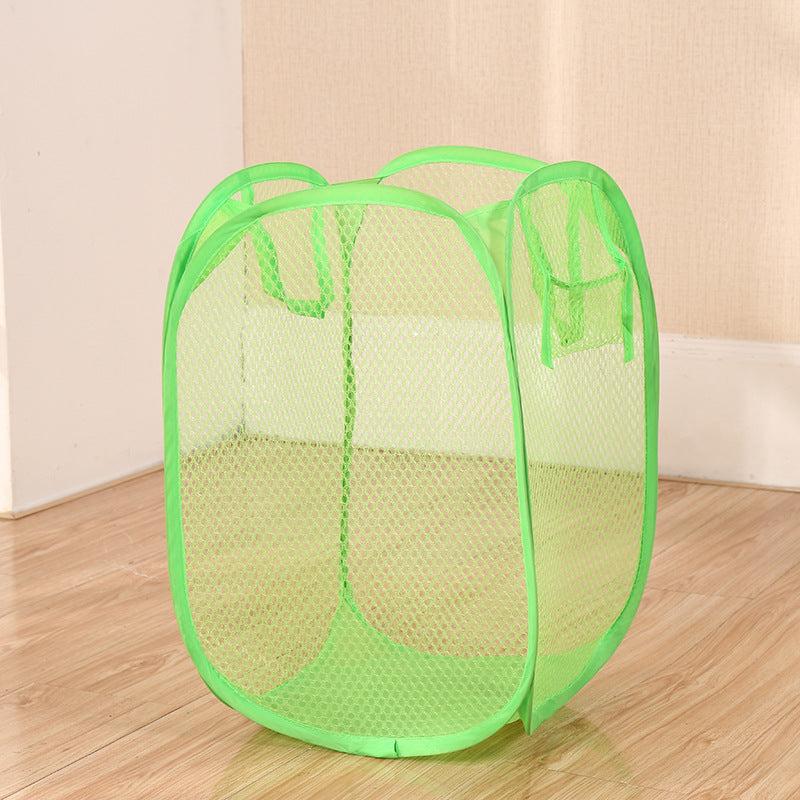 Collapsible Pop-Up Mesh Laundry Basket