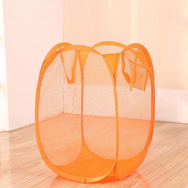 Collapsible Pop-Up Mesh Laundry Basket