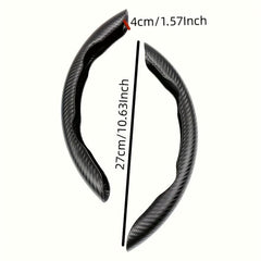 15inch Carbon Fiber Steering Wheel Cover Anti-Skid - Car Accessories