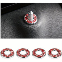 Bling Inner Door Lock Cover Stickers for Car Interior